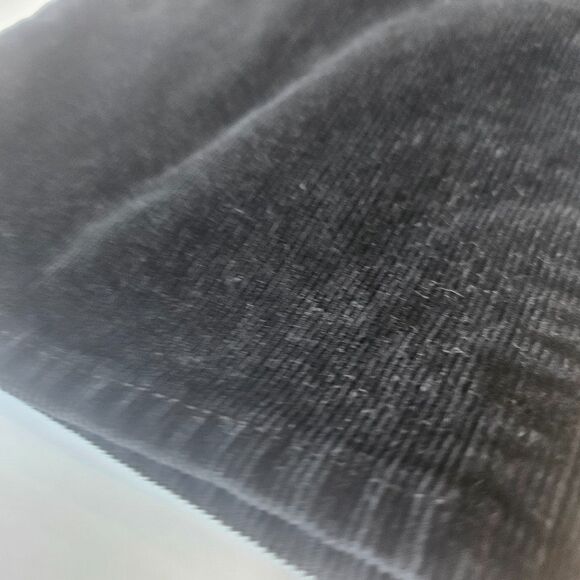 J. Crew Sz 8 Corduory Trouser Pants Black Classic Fall Straight Mid Rise - Picture 8 of 8